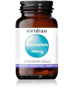 VIRIDIAN BROMELAIN 500MG 30CAPS