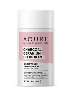 Acure – Charcoal & Geranium Deodorant