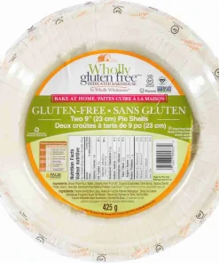 Wholly Wholesome, Gluten Free Pie Shell 9′ 2 pack, 425g