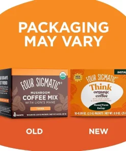 Four Sigmatic Think Instant Coffee W/ Lions Mane, 25g/ 10 packets