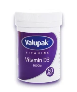 Valupak Vitamin D3 1000iu Tablets | 60
