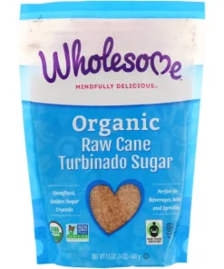Wholesome Organic Raw Cane Turbinado Sugar – 680g