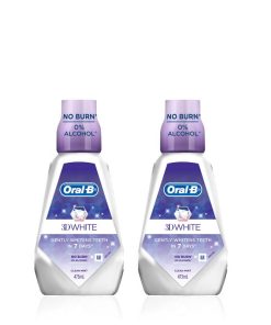 Oral B Mouth Wash 3D White