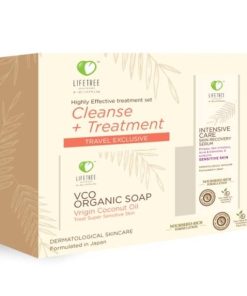 Lifetree Highly Effective Skin Treatment Set: VCO Organic Soap + Skin Recovery Serum