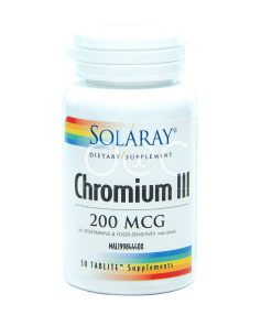 Solaray Chromium III Tablet